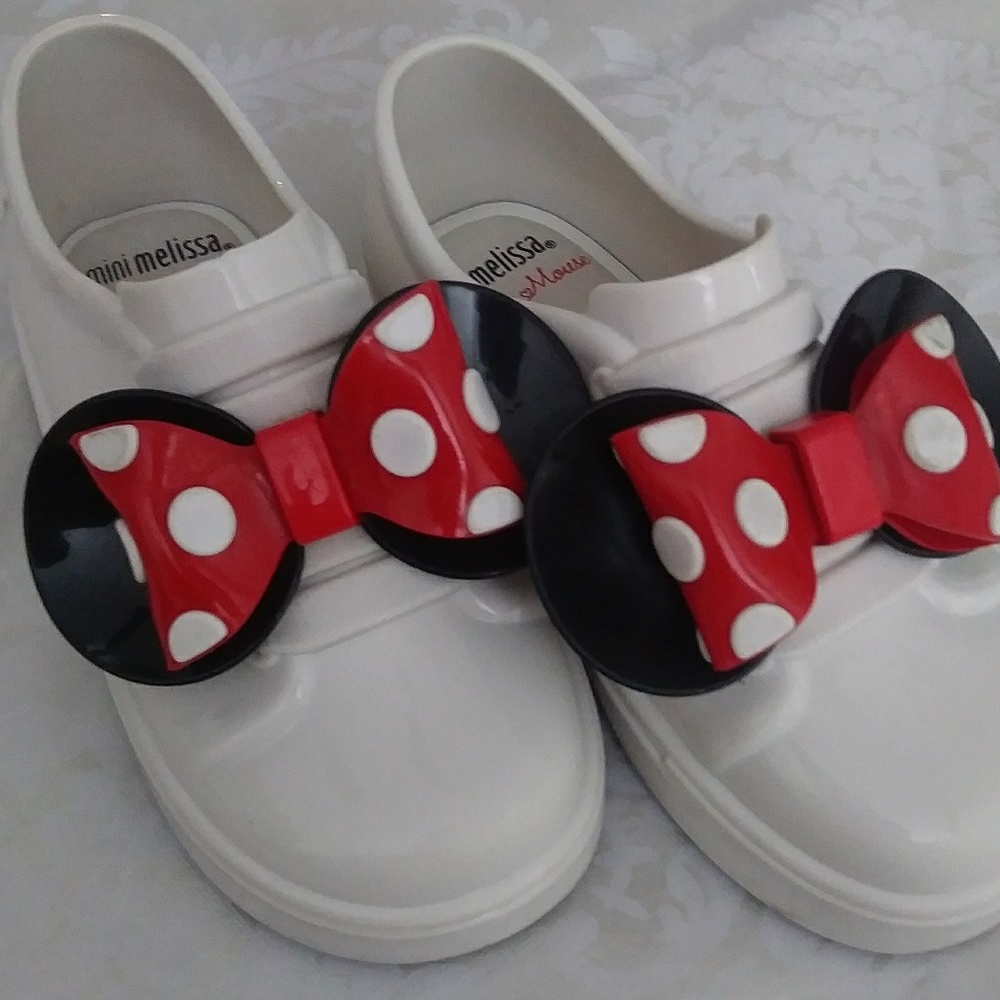 Mini Melissa slip-on shoes size 10